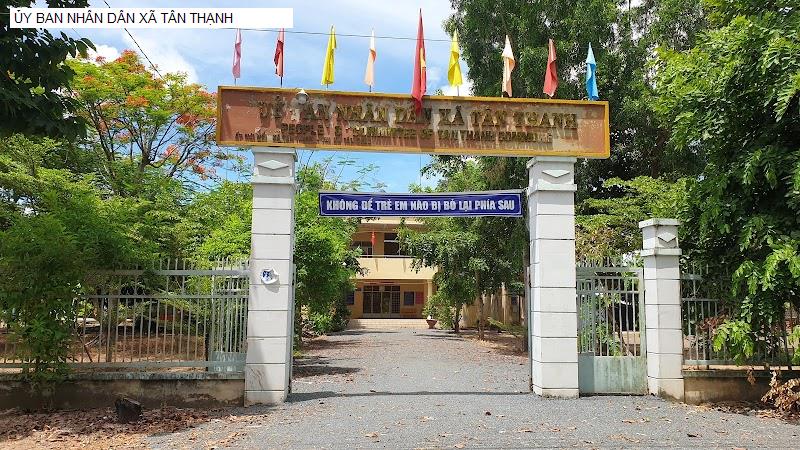 ỦY BAN NHÂN DÂN XÃ TÂN THẠNH
