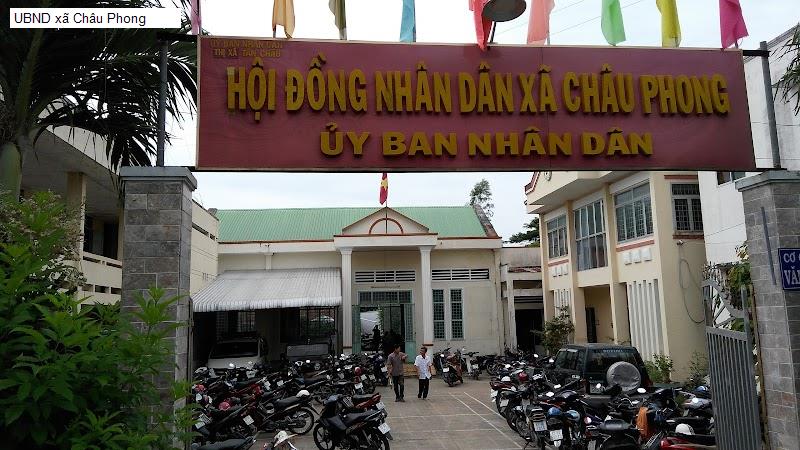 UBND xã Châu Phong