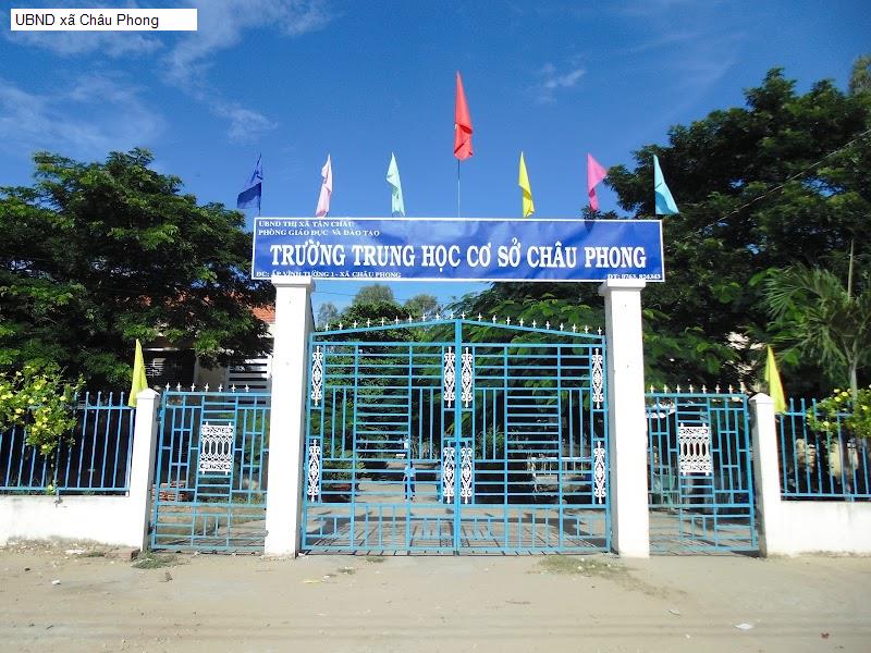 UBND xã Châu Phong