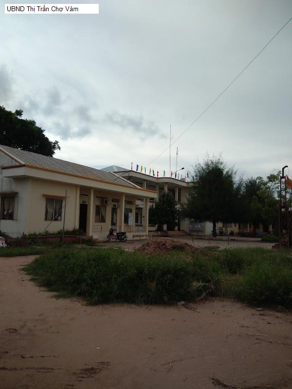 UBND Thị Trấn Chợ Vàm