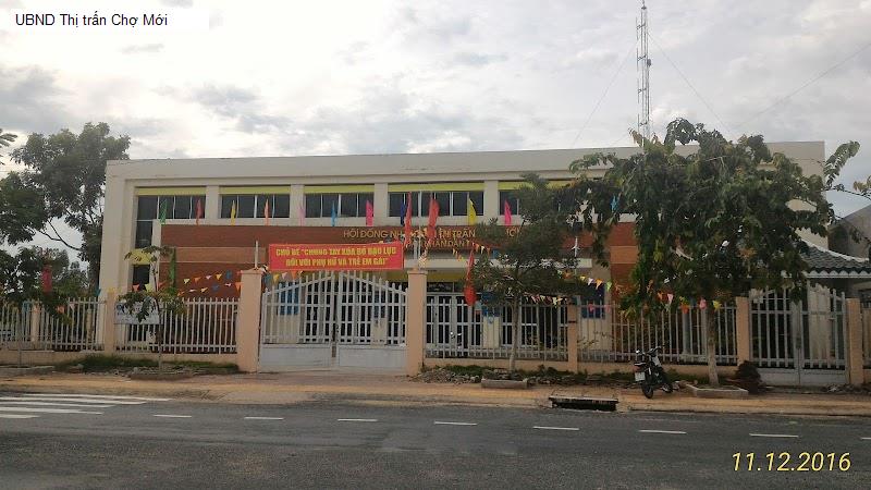 UBND Thị trấn Chợ Mới