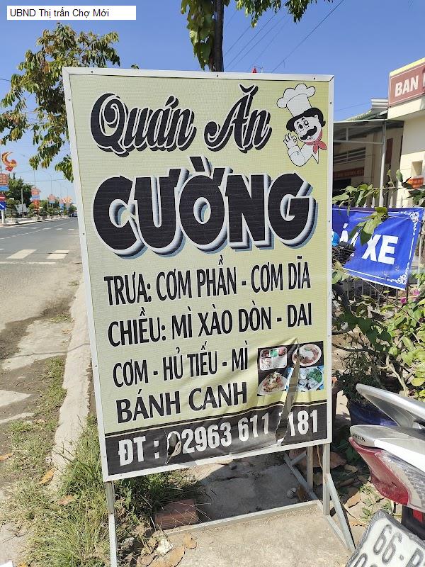 UBND Thị trấn Chợ Mới