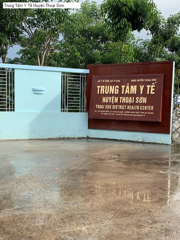 Trung Tâm Y Tế Huyện Thoại Sơn