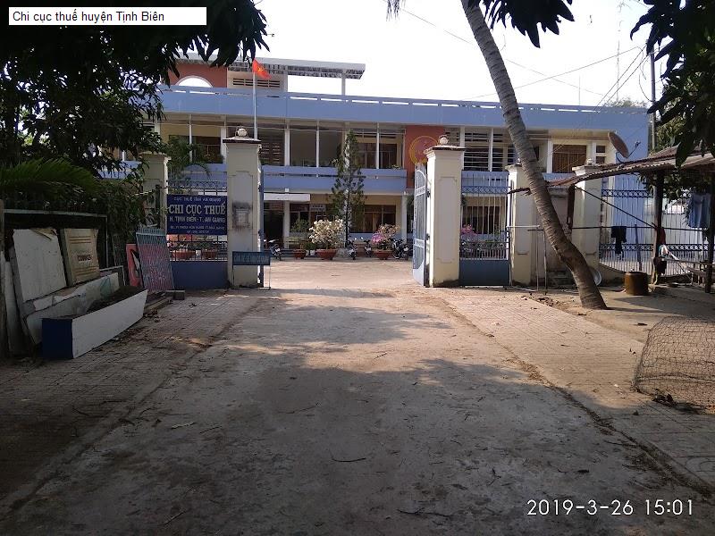 Chi cục thuế huyện Tịnh Biên